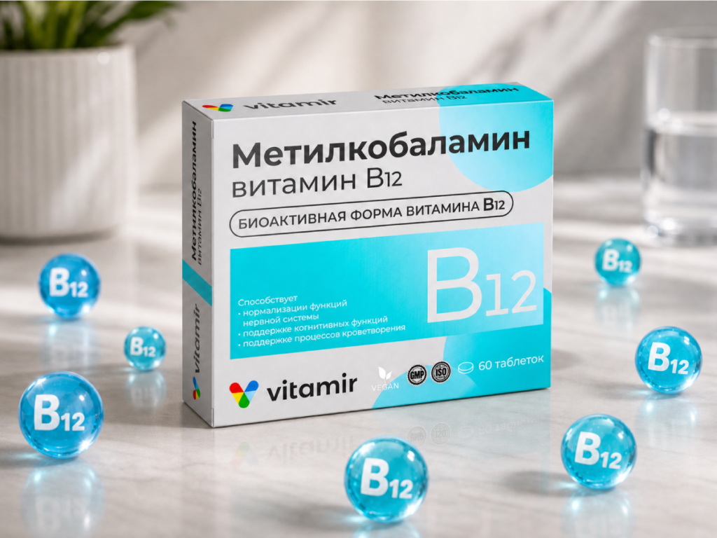 Метилкобаламин VITAMIR в таблетках