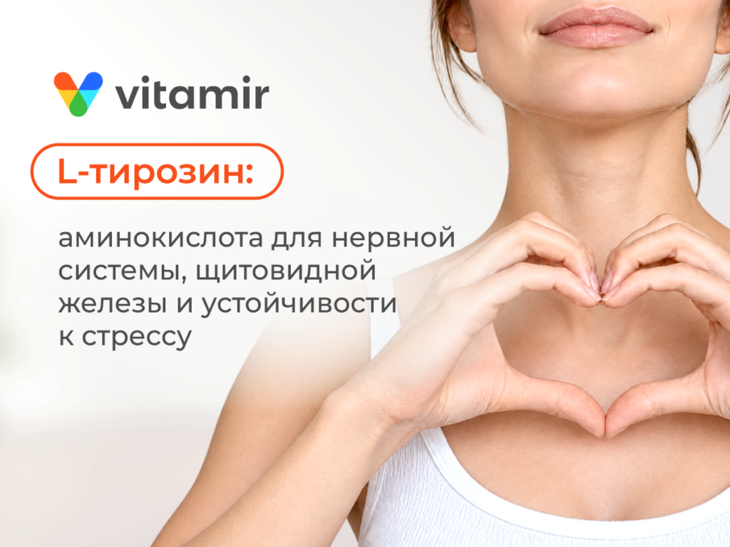 L-тирозин: аминокислота для нервной системы, щитовидной железы и устойчивости к стрессу